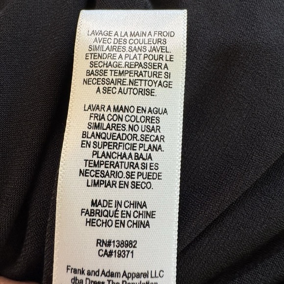 Dress The Population Ruched Strapless Midi Dress Medium Bodycon Black - Picture 16 of 16